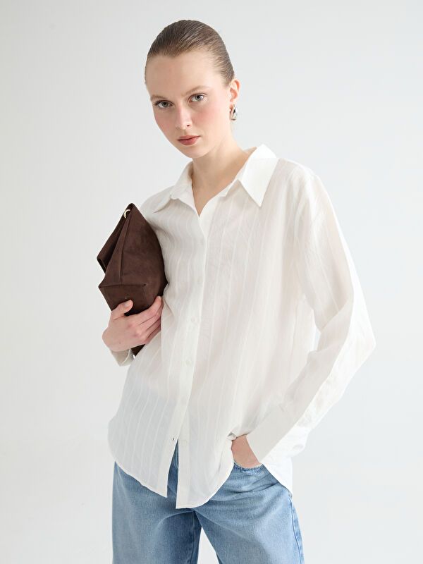 Moudda LC Waikiki - Chemise manches longues en tissu - Tunisie 5