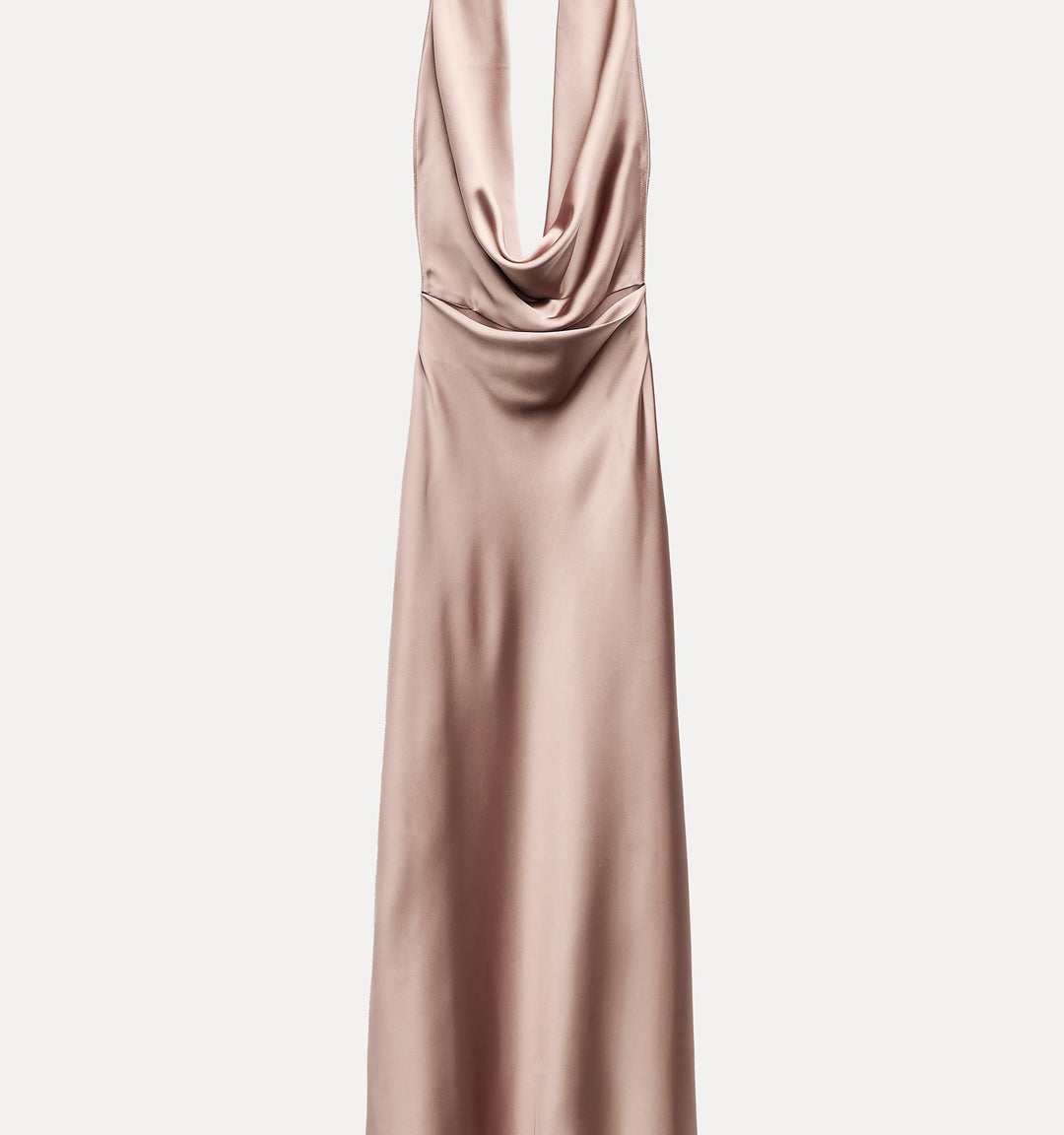 Moudda ZARA - Robe mi-longue satin bustier, drapée, dos dénudé - Tunisie 1