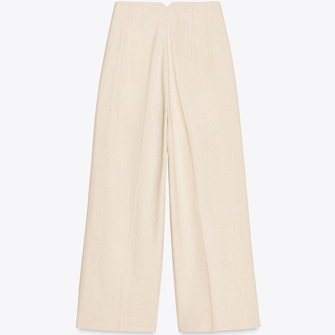 Moudda ZARA - Pantalon Droit Rustique - Taille Haute - Tunisie 2