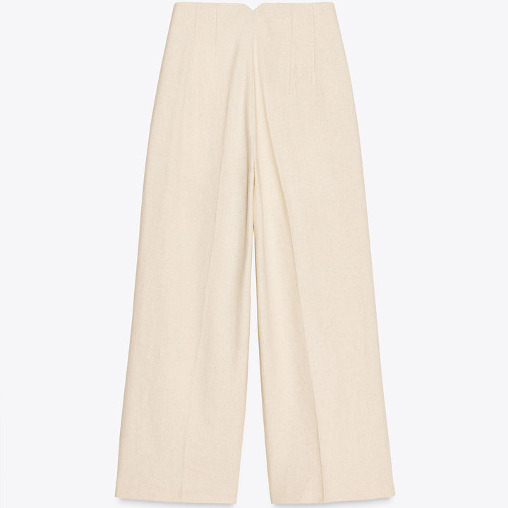 Moudda ZARA - Pantalon Droit Rustique - Taille Haute - Tunisie 2