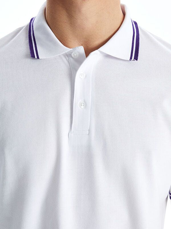 Moudda LC Waikiki - T-shirt col polo basique manches courtes en jersey - Tunisie 3