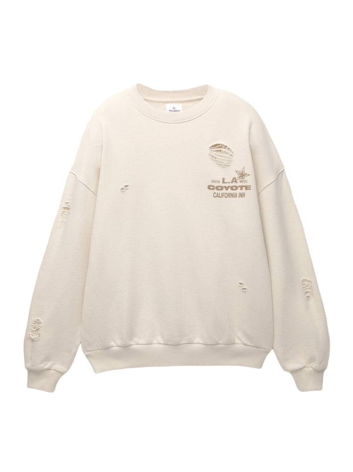 Moudda PULL & BEAR - Sweat - Photo Motel, Col Rond & Déchiré - Tunisie 1