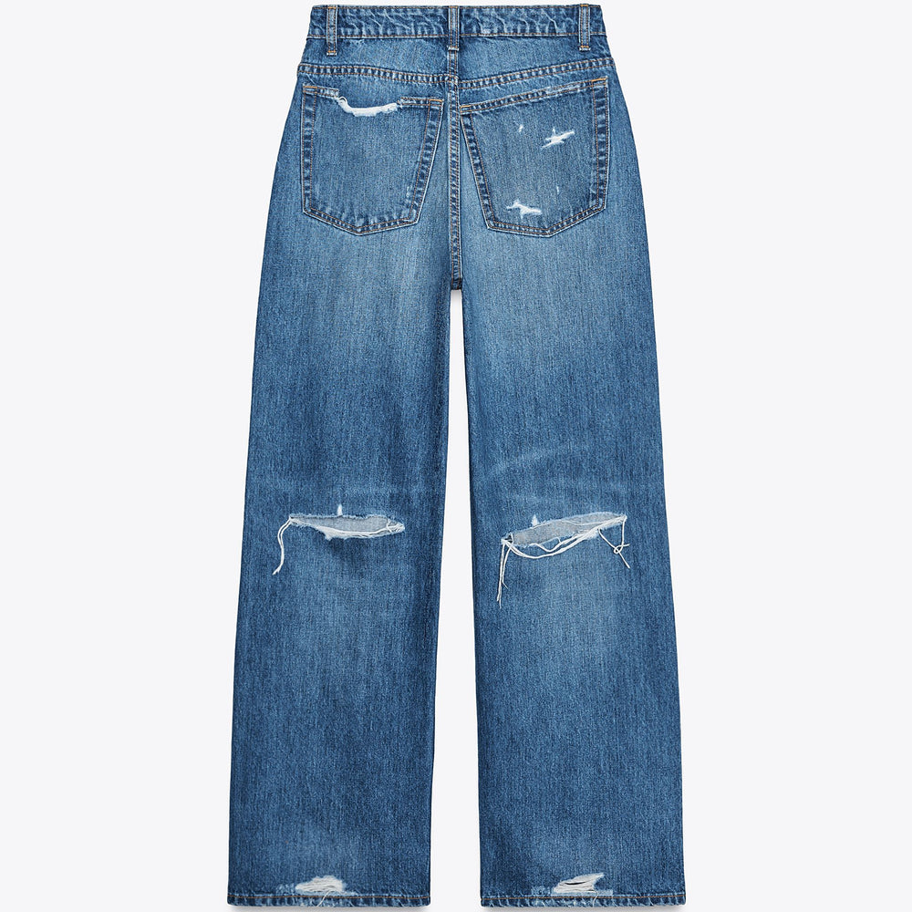 Moudda ZARA - Pantalon Relax Oversize - Taille Haute & Déchiré AGA - Tunisie 2