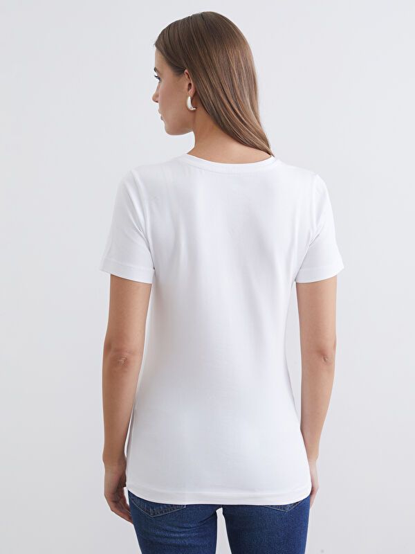 Moudda LC Waikiki - Body basique manches courtes en jersey pour Femme - Tunisie 4