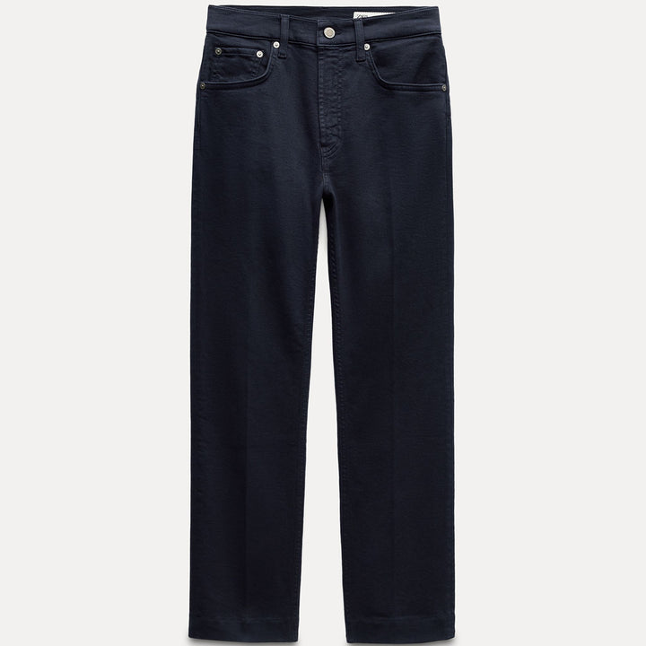 Moudda ZARA - Jean bootcut court bleu marine - Tunisie 2