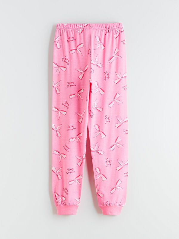 Moudda LC Waikiki - Pyjama manches longues en jersey mi-saison pour Fille - Tunisie 5