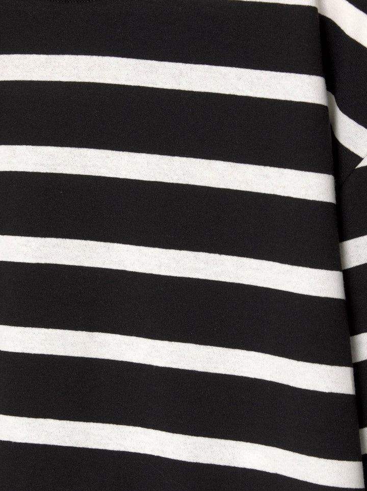 Moudda PULL & BEAR - T-Shirt Demi-Manches Rayure Fine Tissée - Tunisie 3