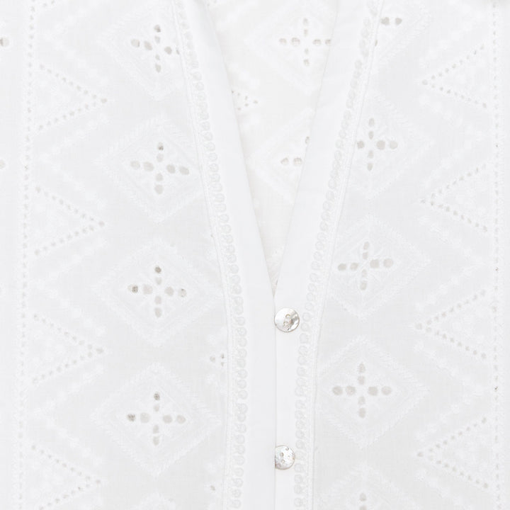 Moudda ZARA - Chemise - Broderie Suisse & Col Piqué - Tunisie 3