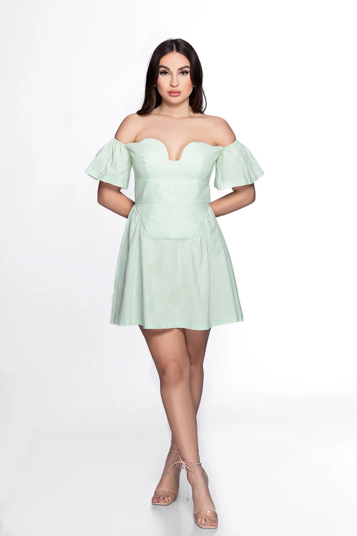 Robe Pétunia Vert