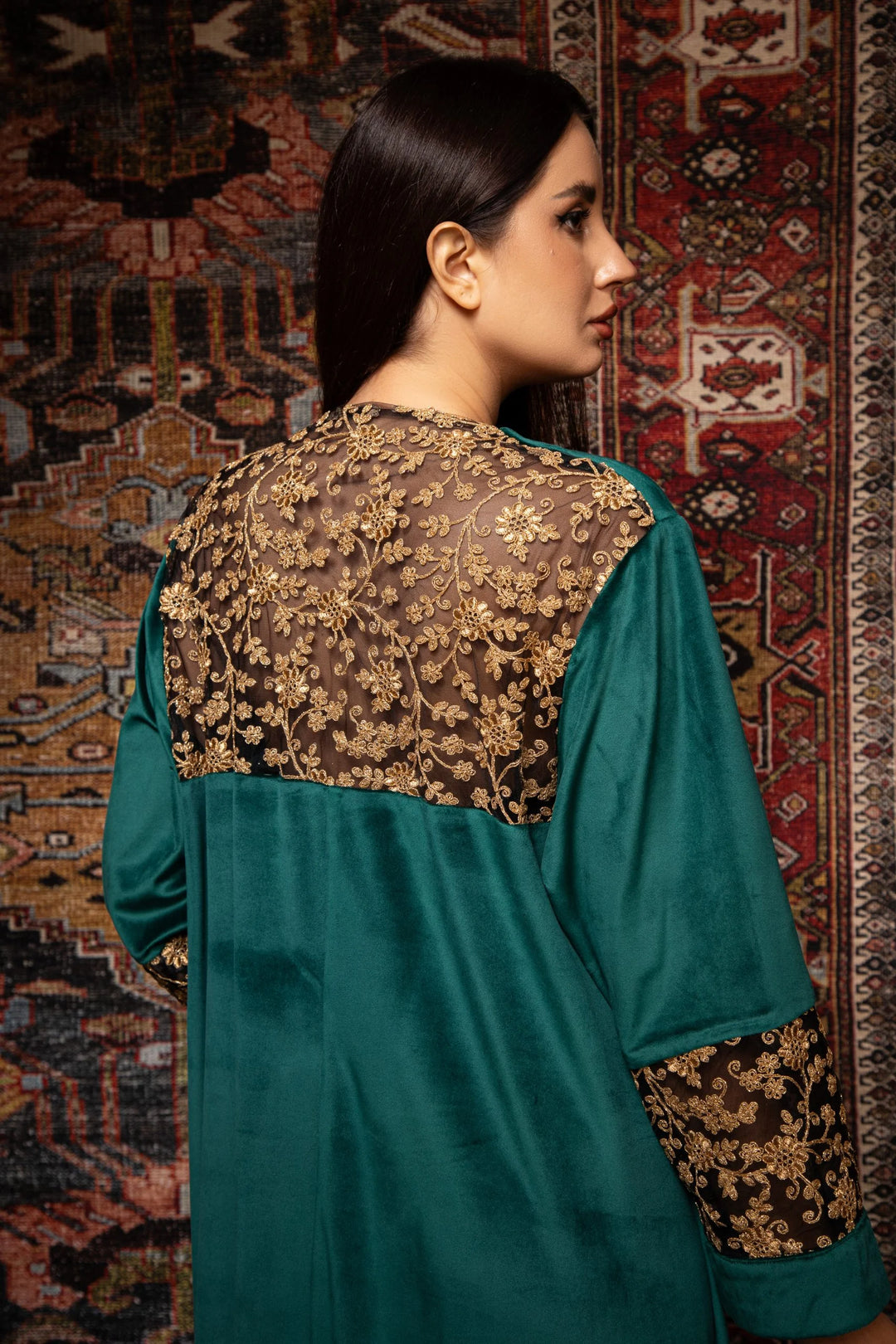 Caftan Jumana Vert