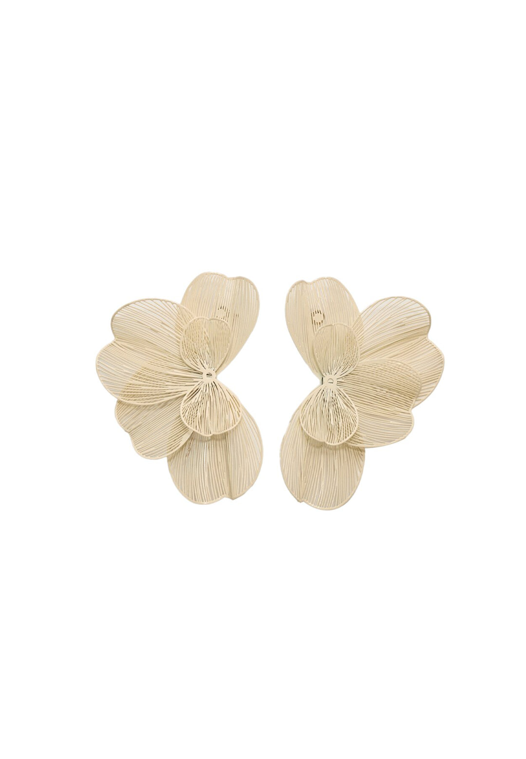 Boucle d'oreille - Éventail Fleur Maxi - Tunisie1