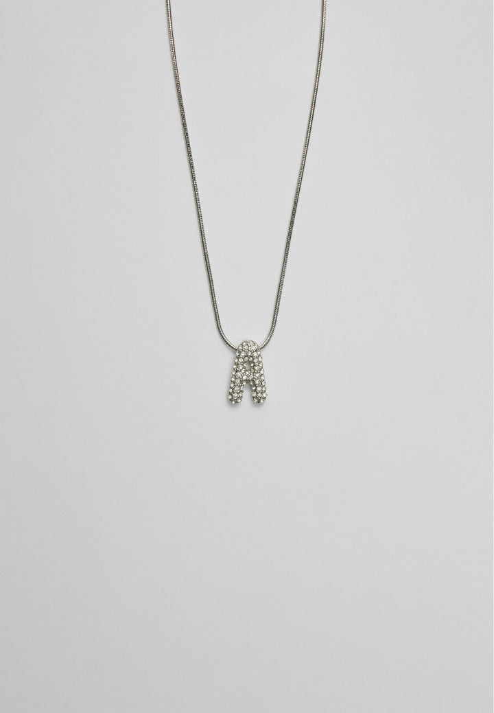 Collier - Initiale Strass - Tunisie2