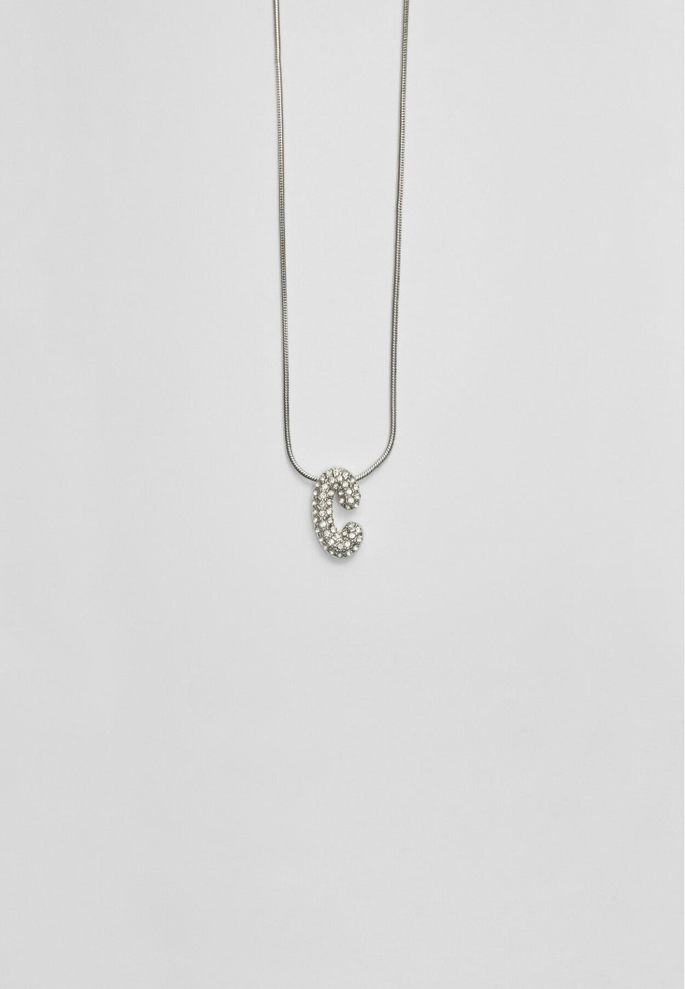 Collier - Initiale Strass - Tunisie2