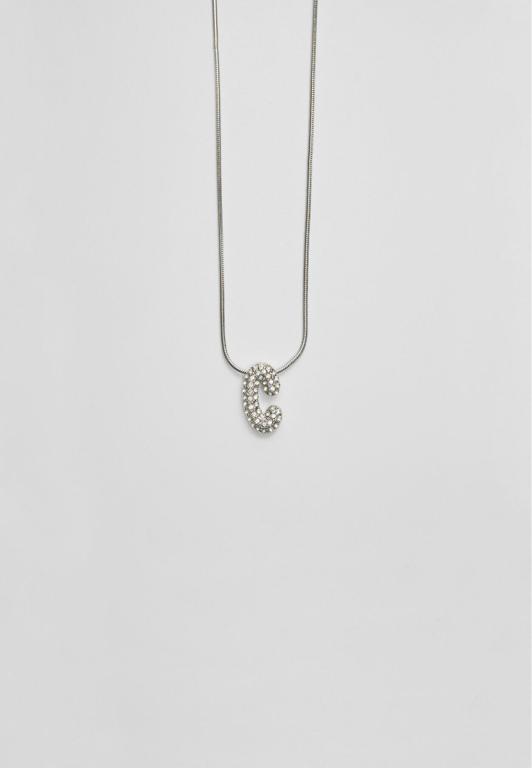 Collier - Initiale Strass - Tunisie2