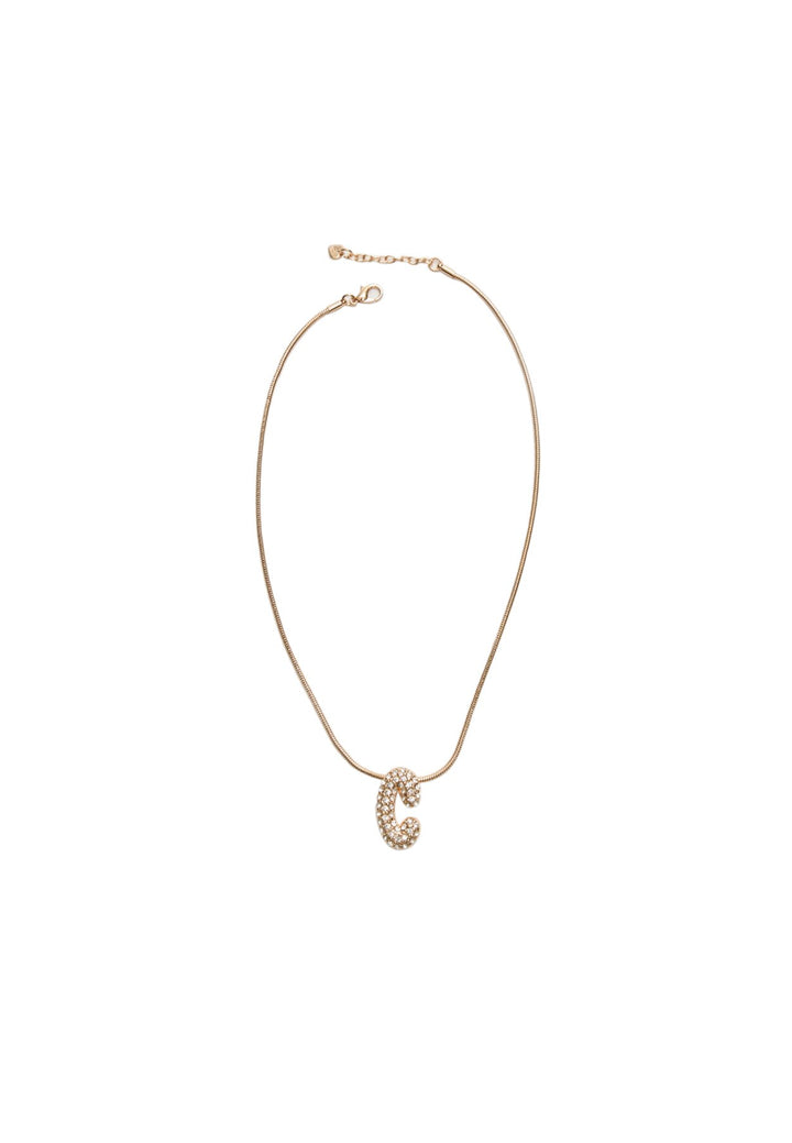 Collier - Initiale Strass - Tunisie1