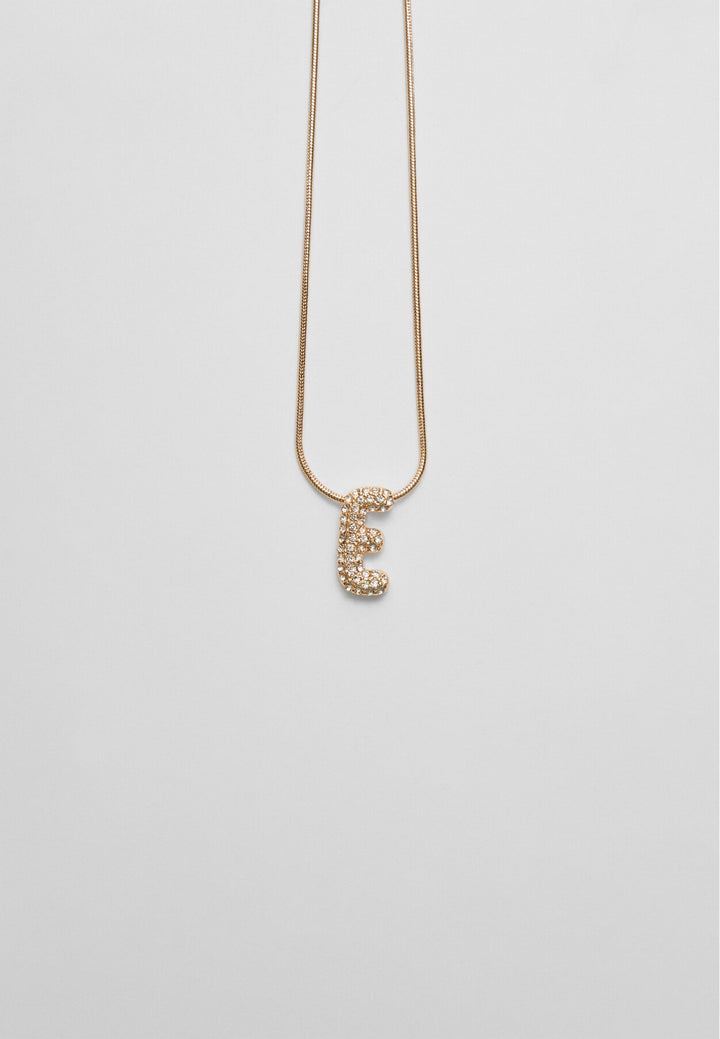 Collier - Initiale Strass - Tunisie2