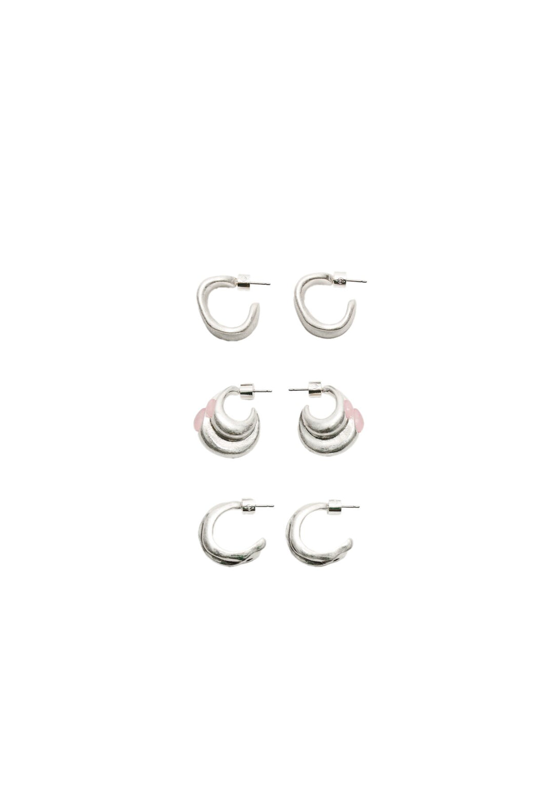 Set 3 Boucles d'oreilles - Texture 2 - Tunisie1