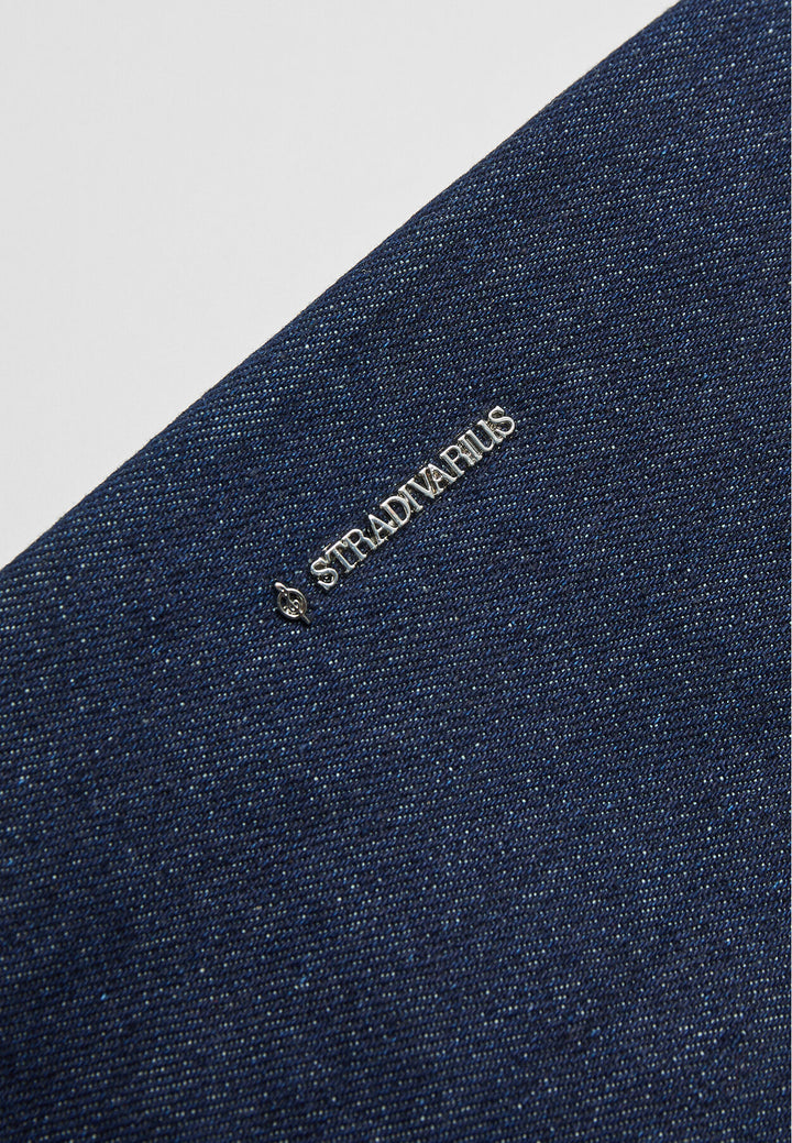 Nécessaire Plat - Tissu Denim - Tunisie3