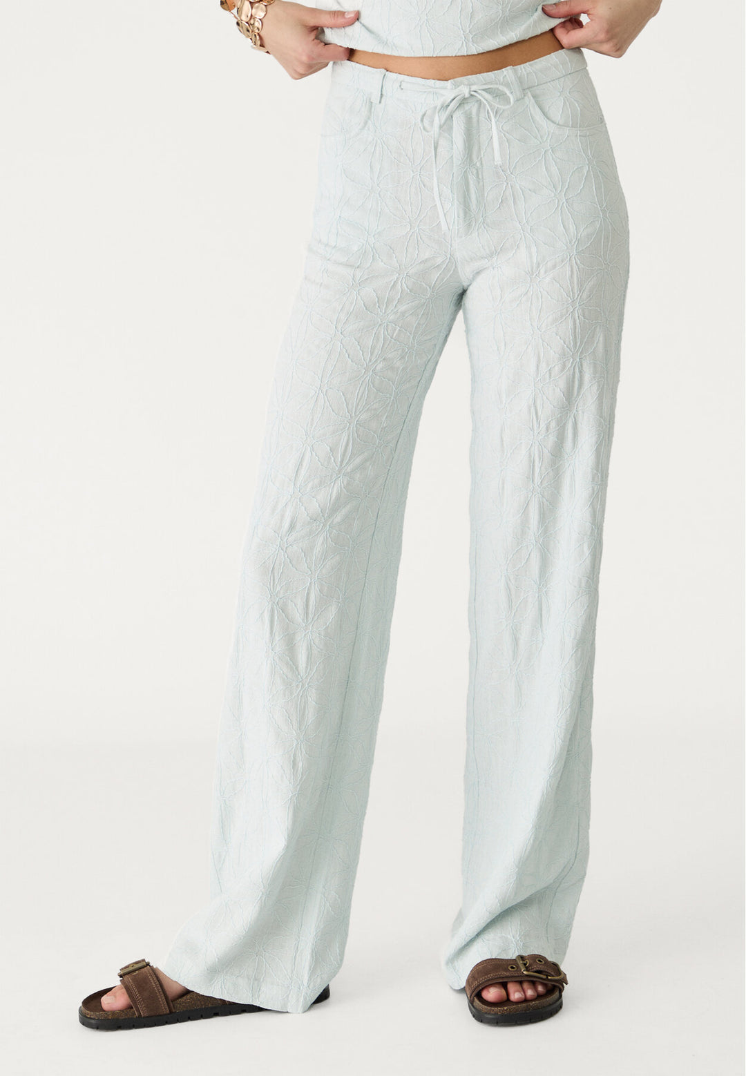 Pantalon Droit - Brodé - Tunisie3
