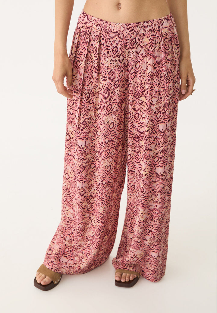 Pantalon Palazo - Bambula Imprimé - Tunisie3