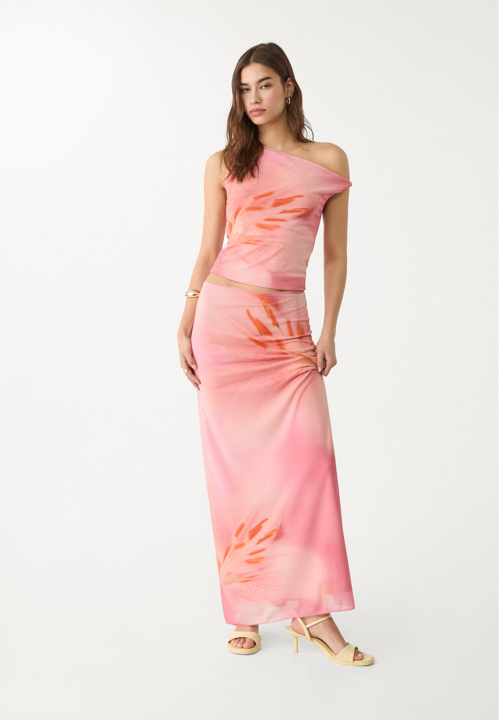 Jupe Midi Tulle - Imprimé - Tunisie2
