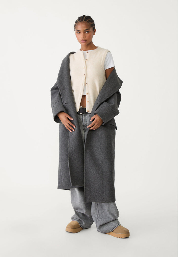 Gilet Tricot Feutré - Boutons - Tunisie3