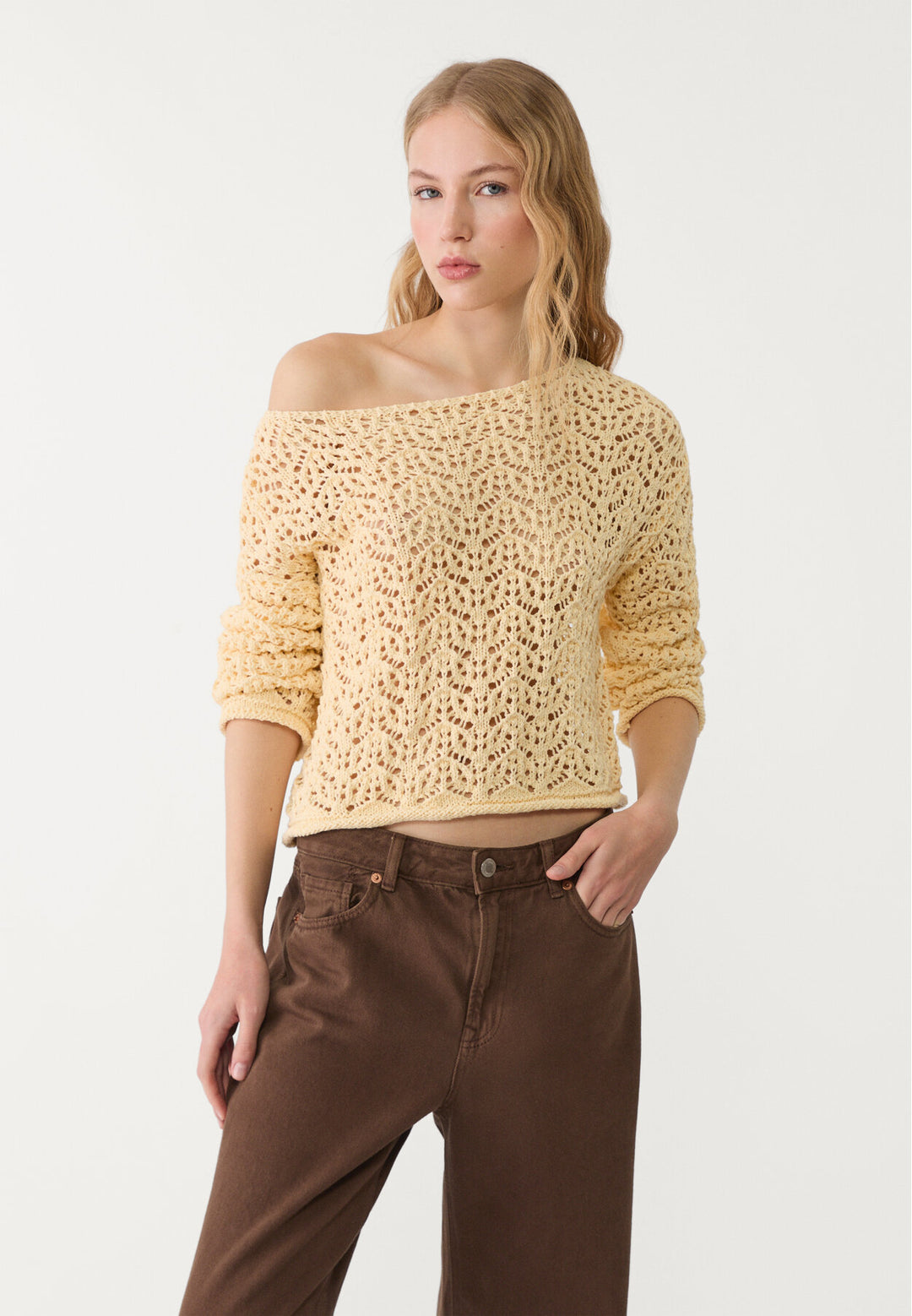 Pull Dentelle - Col Bateau - Tunisie2