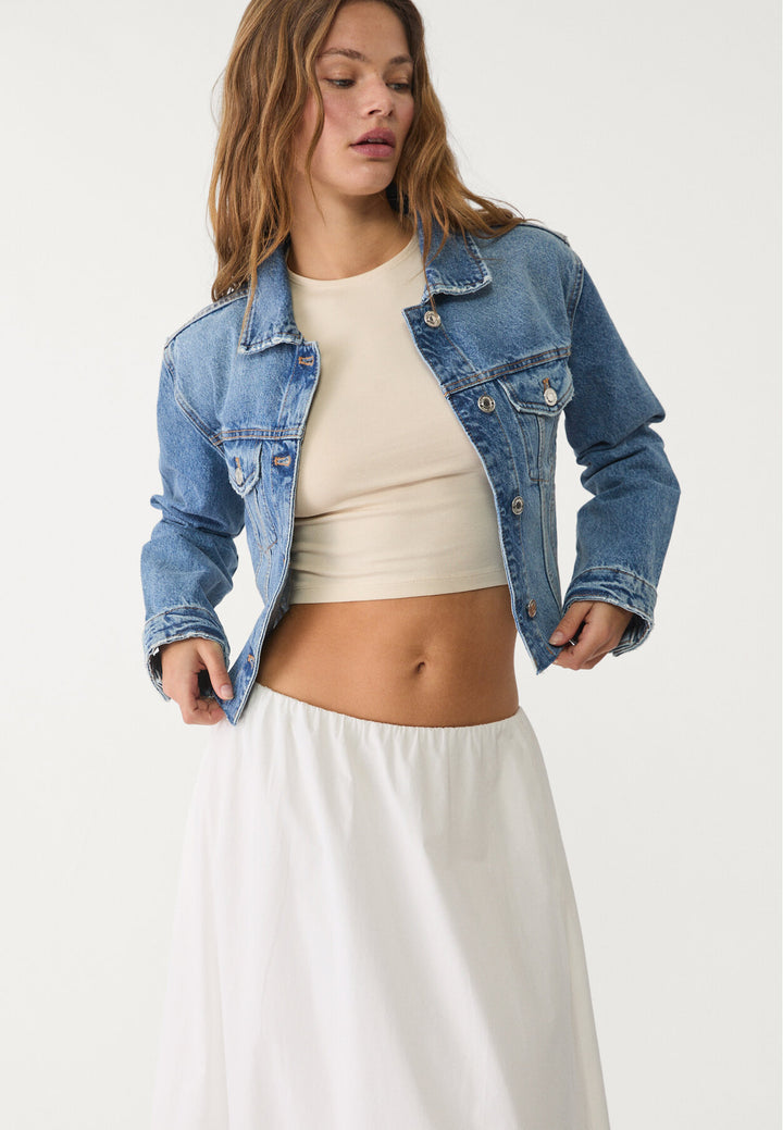 Veste Denim - Bords Bruts - Tunisie2