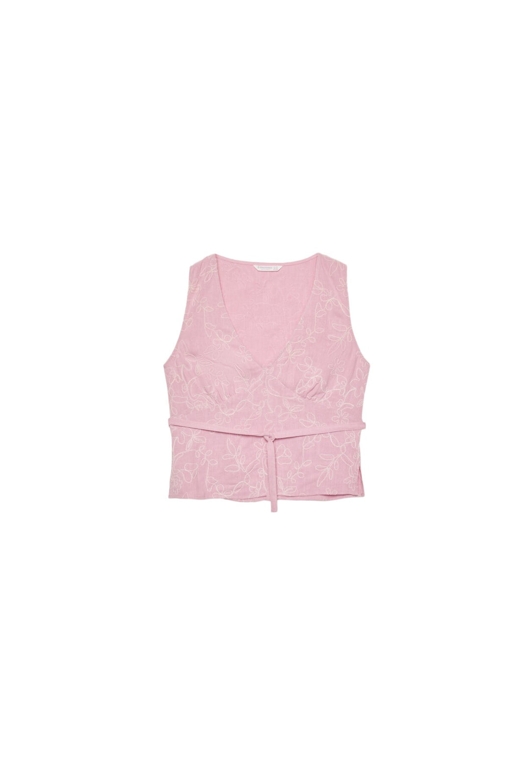 Top Sans Manches - Broderie & Bande Cintrée - Tunisie1