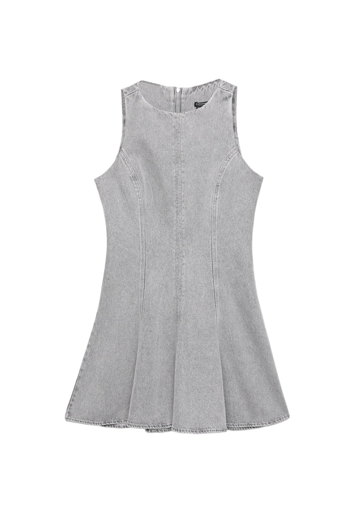 Robe Courte Denim - Godets - Tunisie1