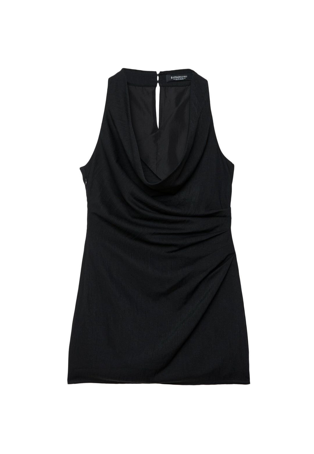 Robe Courte - Encolure Drapée - Tunisie1