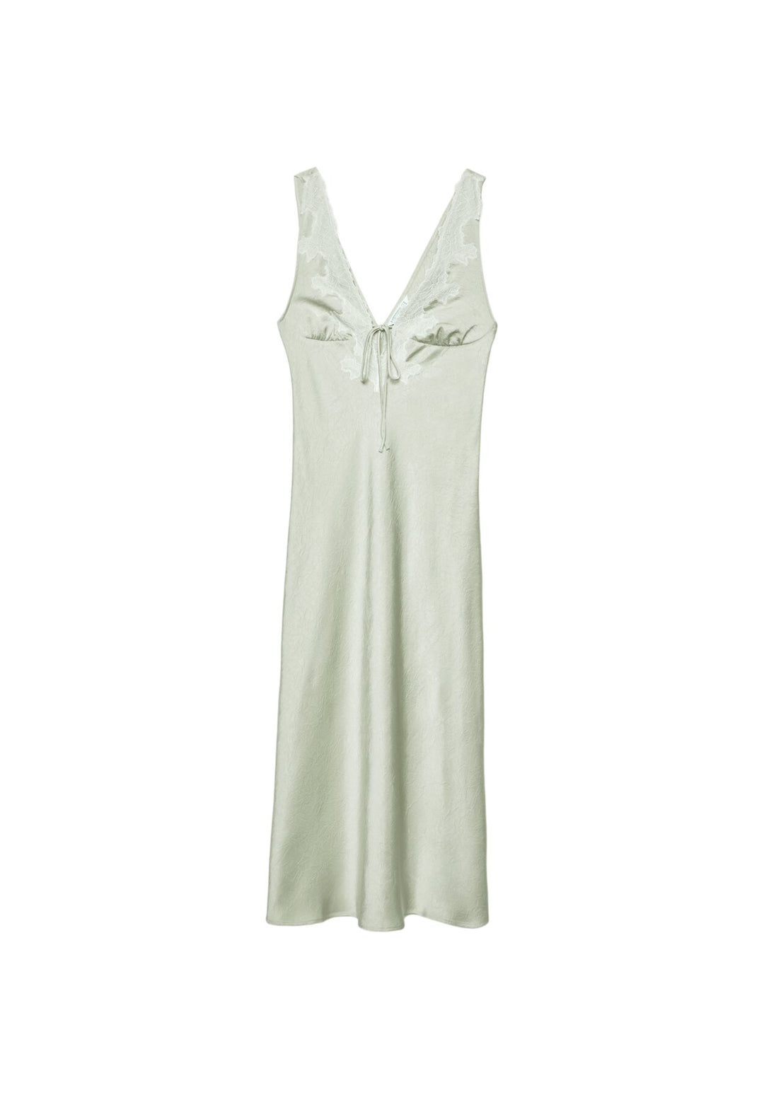 Robe Midi Satin - Dentelle - Tunisie1