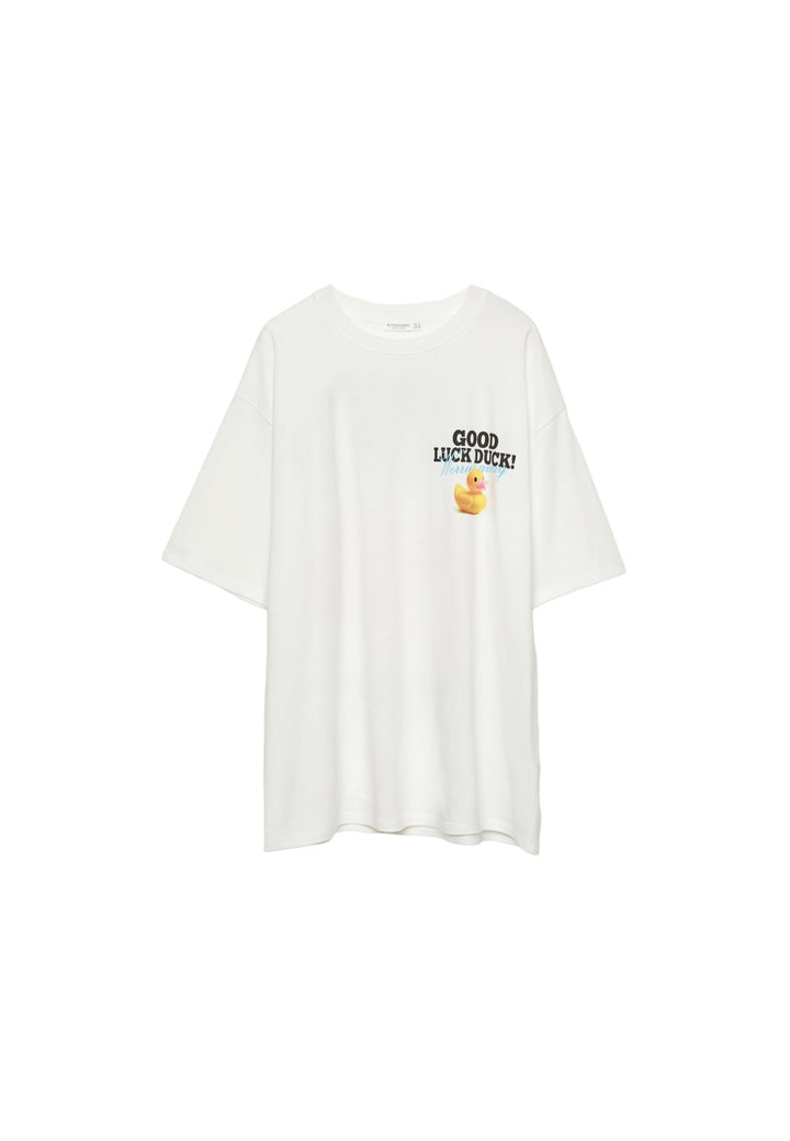 T-Shirt Oversize - Heavy Coton Imprimé - Tunisie1