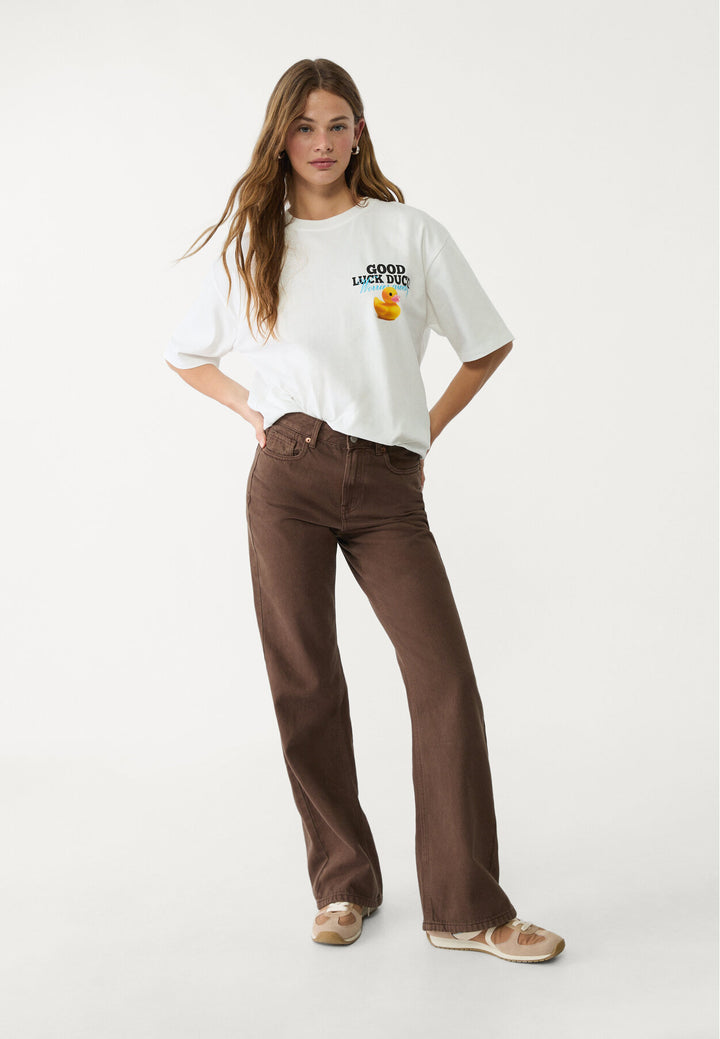 T-Shirt Oversize - Heavy Coton Imprimé - Tunisie3