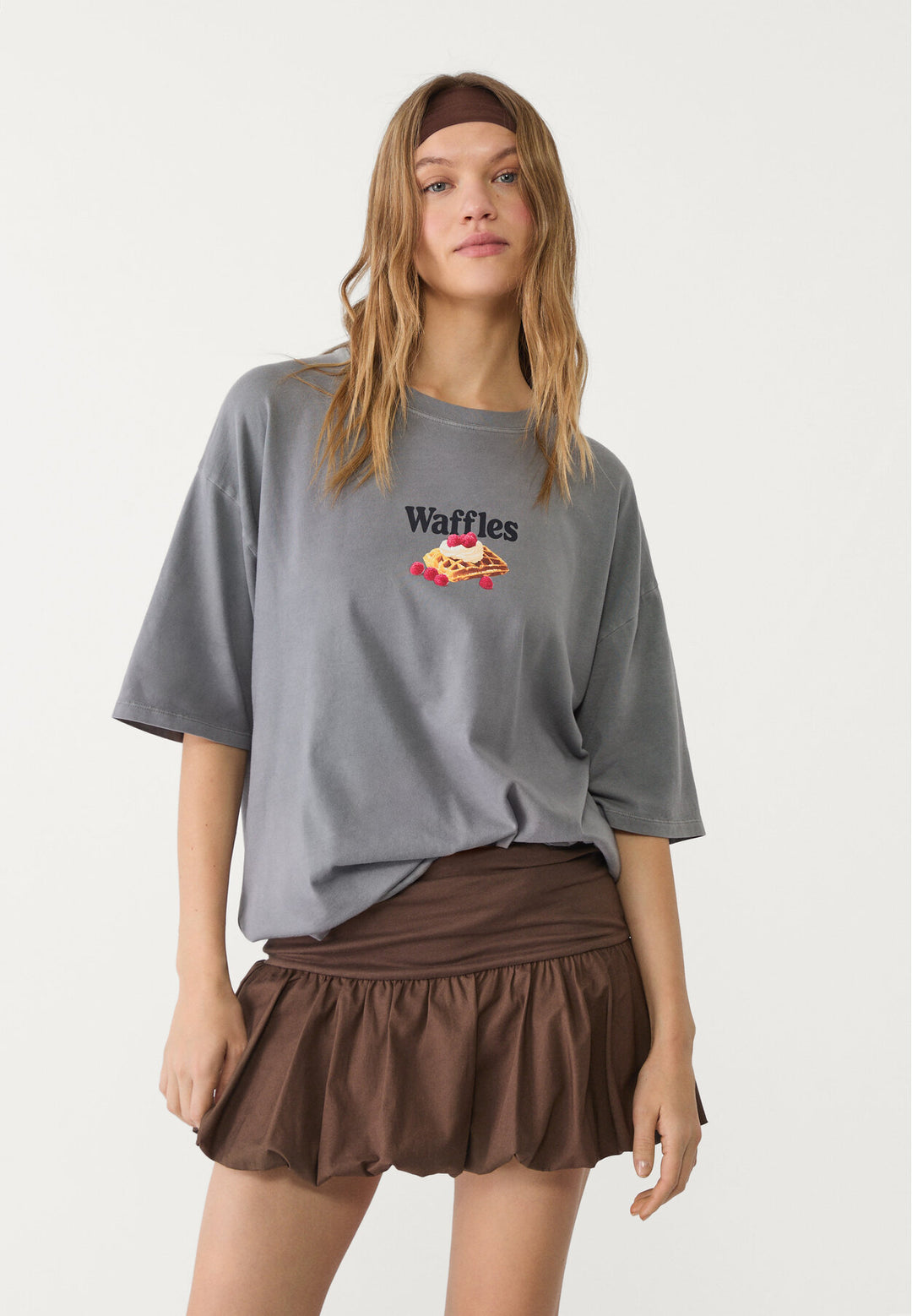 T-Shirt Oversize - Heavy Coton Imprimé - Tunisie2