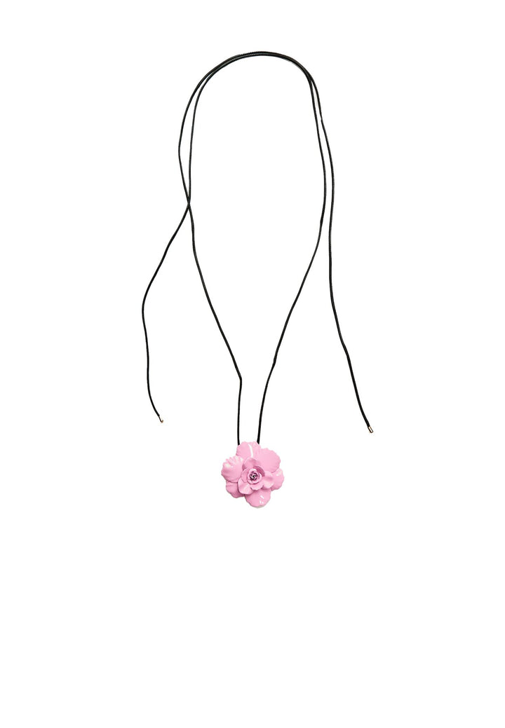Collier - Cordon Fleur Métallique (Rose) - Tunisie1