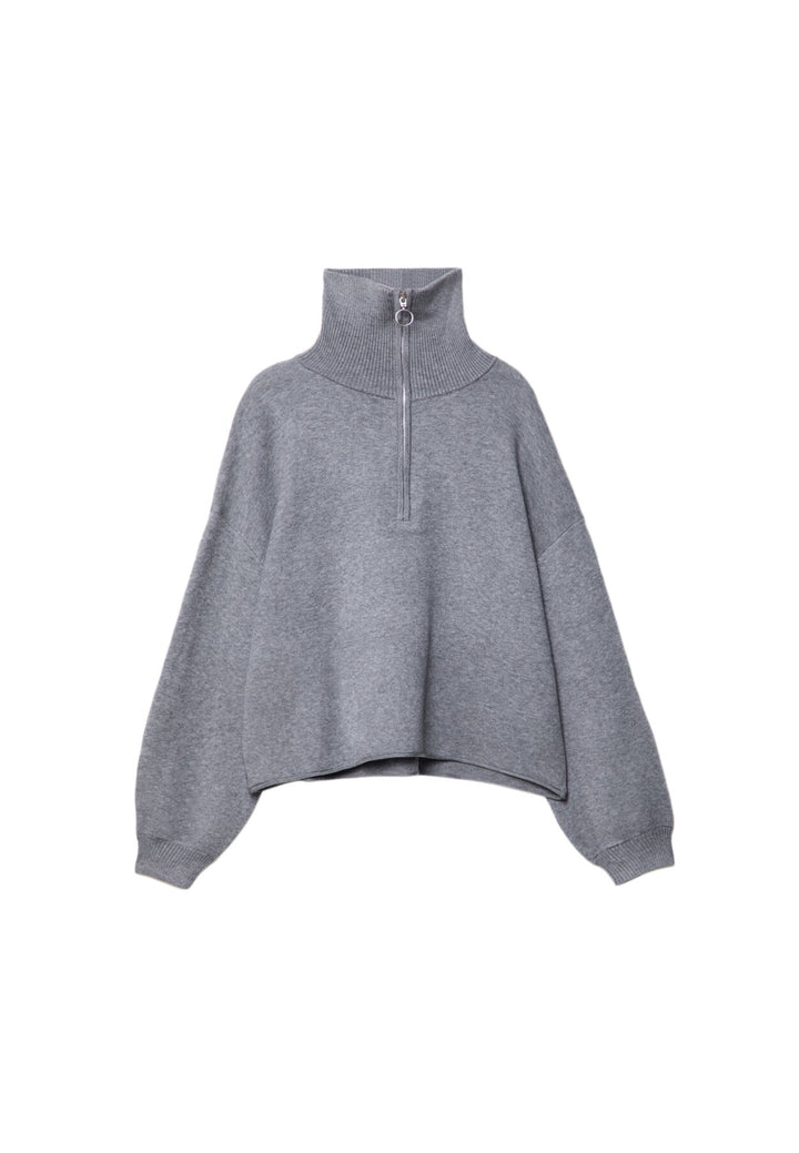Pull Maille - Fermeture Éclair - Tunisie1