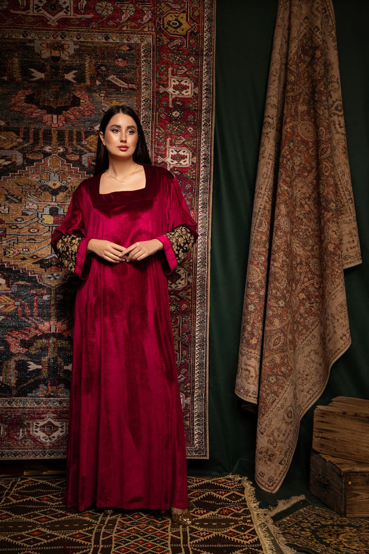Caftan Jumana Rouge