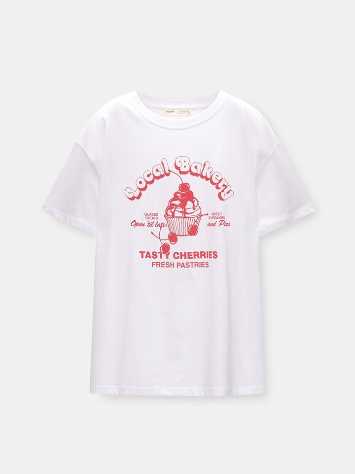 Moudda PULL & BEAR - Body Graphique Nourriture Rétro - Tunisie 1