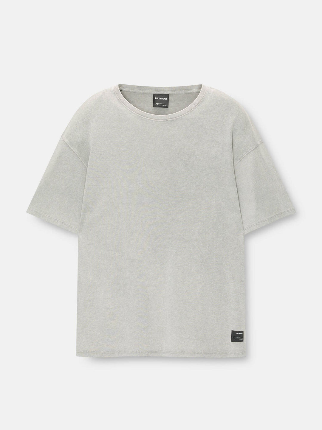 Moudda PULL & BEAR - T-Shirt Demi-Manches Interlock Lavé - Tunisie 4