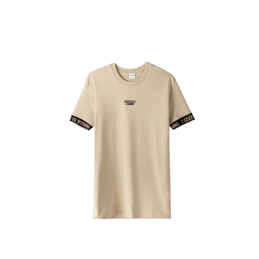Moudda BERSHKA - T-shirt ajusté avec bandes - Tunisie 1