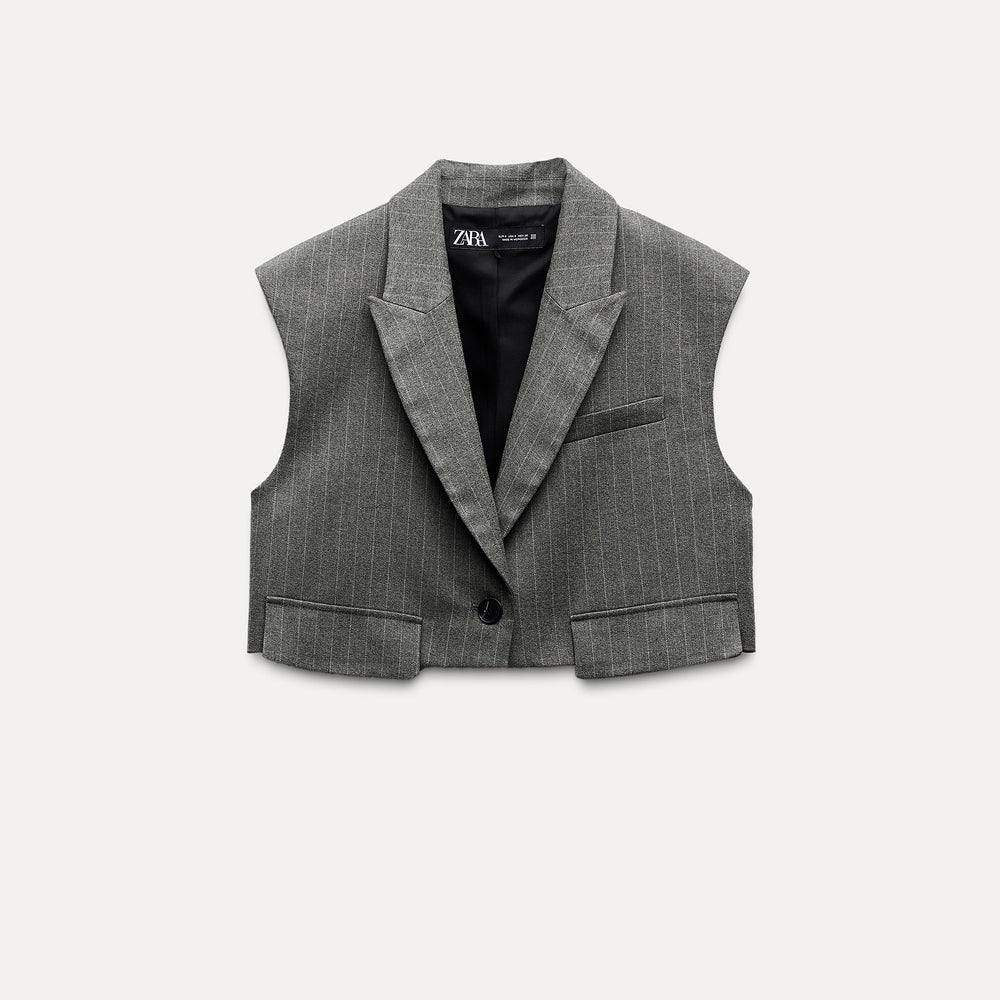 Moudda ZARA - Ensemble gilet court, patte de boutonnage - Tunisie 2