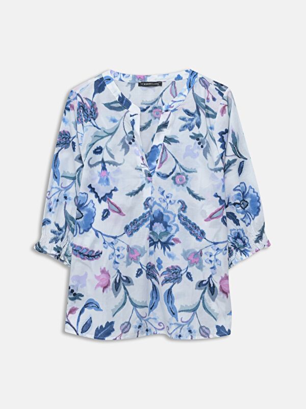 Moudda LC Waikiki - Chemise tissée imprimée cv à manches longues pour Femmes - Tunisie 8