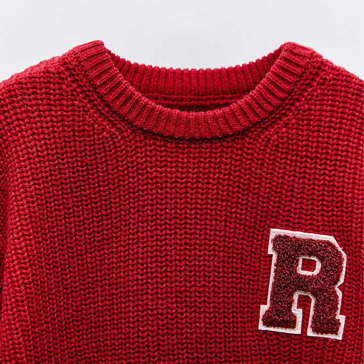 Moudda ZARA - Pull maille enfant universitaire col rond - Tunisie 3
