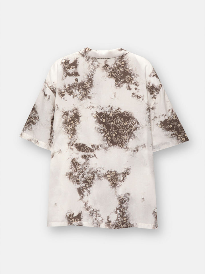 Moudda PULL & BEAR - Chemise Demi-Manches Imprimé Faded Paisleys - Tunisie 3