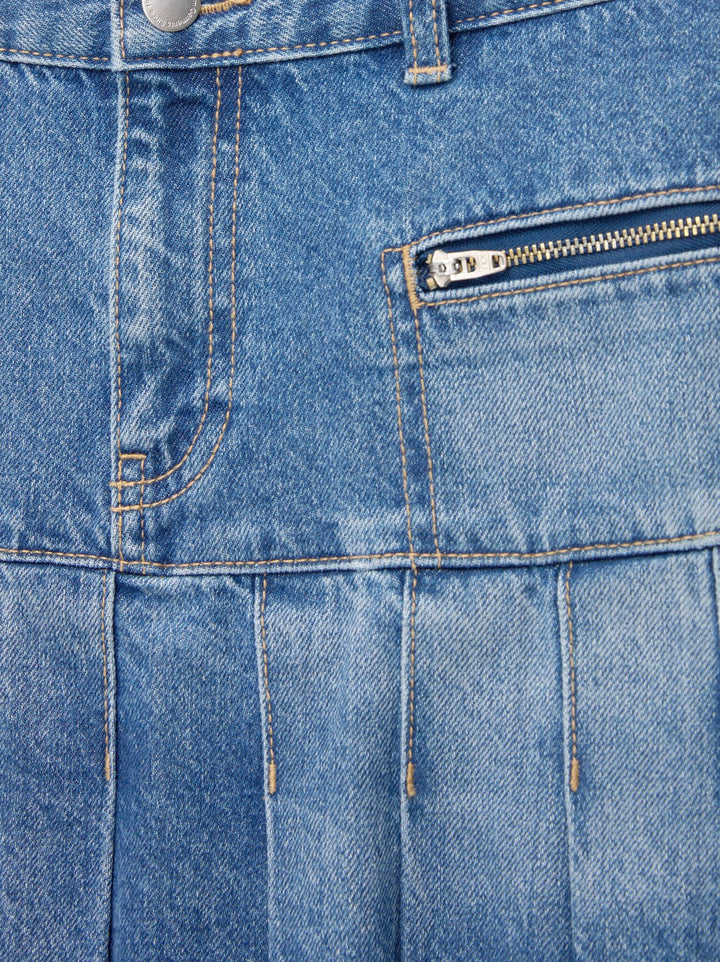 Moudda PULL & BEAR - Jupe Mini Denim - Plis - Tunisie 5