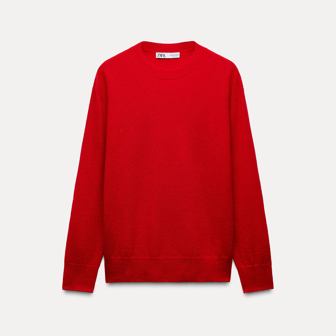 Moudda ZARA - Pull col droit 100% laine extra-douce seamless RWS - Tunisie 2