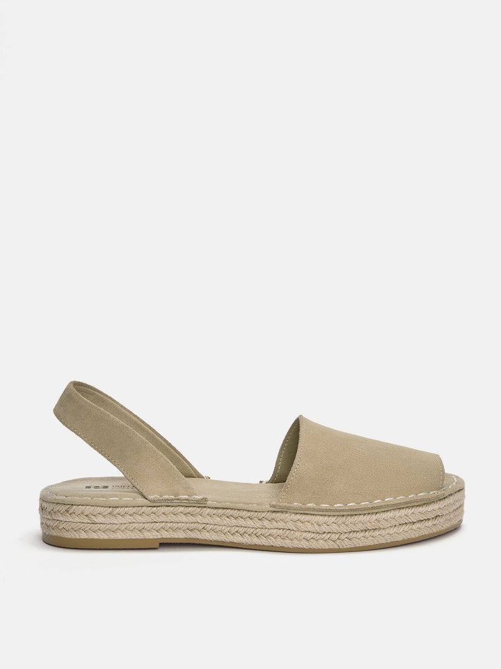 Moudda PULL & BEAR - Sandales Plates Jute Bande Arrière Taille 35-36 - Tunisie 1