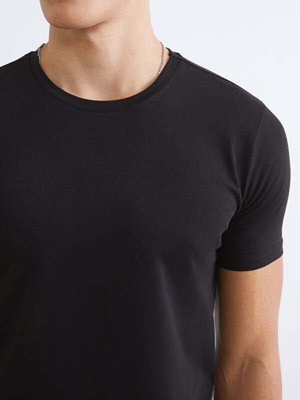 Moudda LC Waikiki - T-shirt basique manches courtes en jersey - Tunisie 3