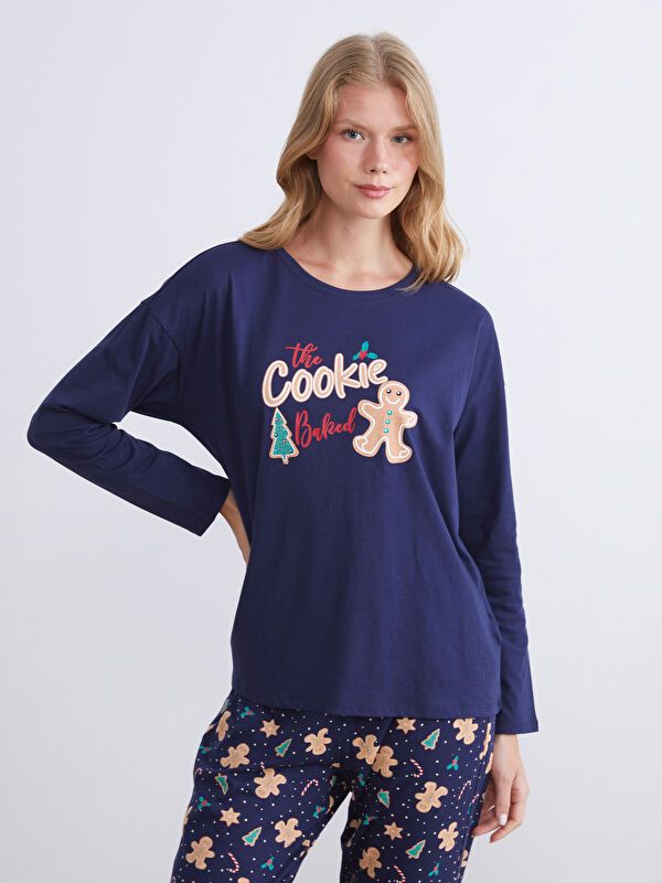 Moudda LC Waikiki - Pyjama manches longues en jersey pour Femme - Tunisie 2